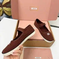 $85.00 USD MIU MIU Flat Shoes For Women #1462874