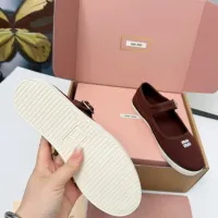 $85.00 USD MIU MIU Flat Shoes For Women #1462874