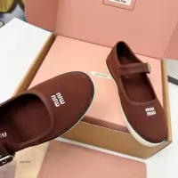 $85.00 USD MIU MIU Flat Shoes For Women #1462874