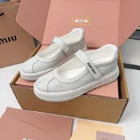 $92.00 USD MIU MIU Flat Shoes For Women #1462891