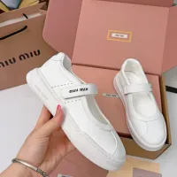 $92.00 USD MIU MIU Flat Shoes For Women #1462892