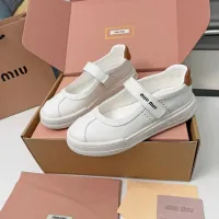 $92.00 USD MIU MIU Flat Shoes For Women #1462893