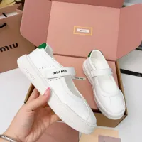$92.00 USD MIU MIU Flat Shoes For Women #1462895