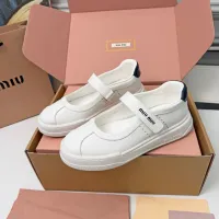 $92.00 USD MIU MIU Flat Shoes For Women #1462896