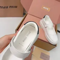 $92.00 USD MIU MIU Flat Shoes For Women #1462896