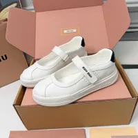 $92.00 USD MIU MIU Flat Shoes For Women #1462897